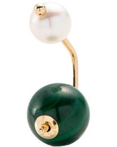 Hirotaka Bumble Bee Pearl Earring - Multicolour