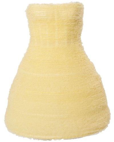 Carolina Herrera Pleated Tulle Mini - Yellow
