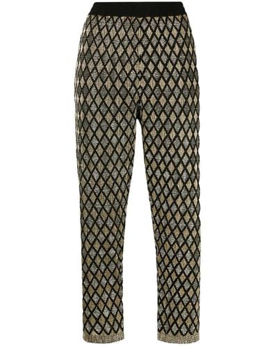 Ashish Harlequin-pattern Beaded Trousers - Multicolour