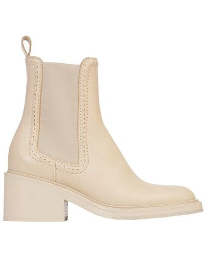 Chloé Mallo Ankle Boot - Natural