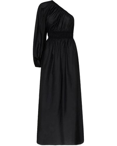 Matteau Single Sleeve Maxi Dress - Black
