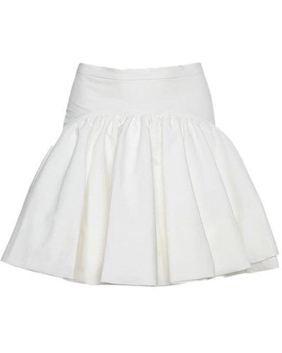 Interior Dolenze Mini Skirt - White
