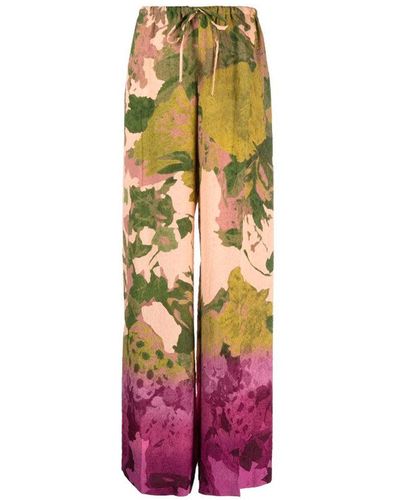 Dries Van Noten Elasticated Pants - Multicolor