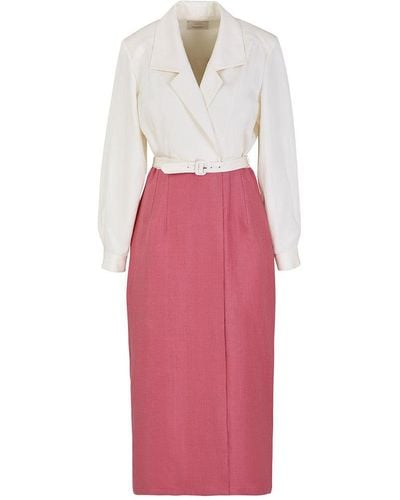 Giuliva Heritage Annabelle Midi Dress - Pink