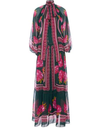 La DoubleJ Athena Maxi Dress - Multicolor