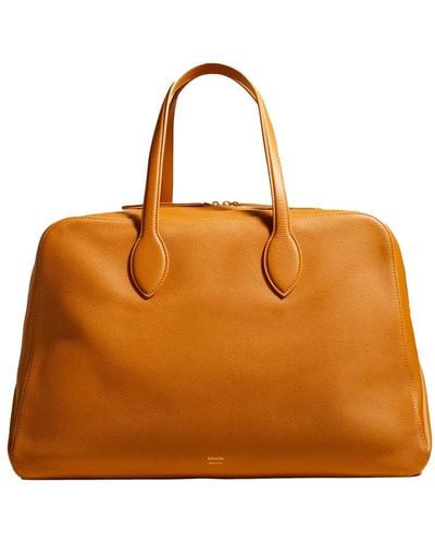 Khaite The Large Maeve Weekender Bag - Orange