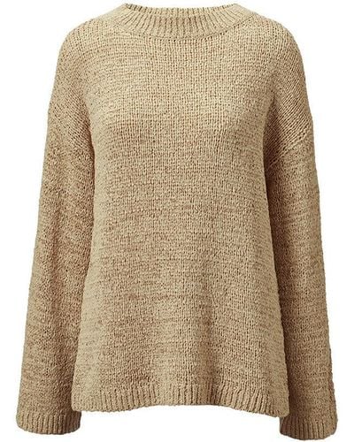 TOVE Juin Oversized Sweater - Natural