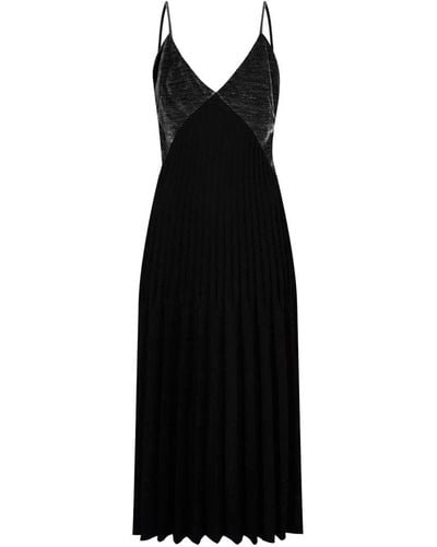 Proenza Schouler Wren Pleated Dress - Black