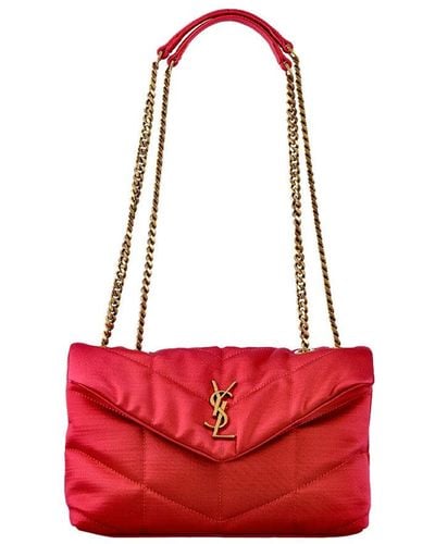 Saint Laurent Toy Puffer Bag - Red