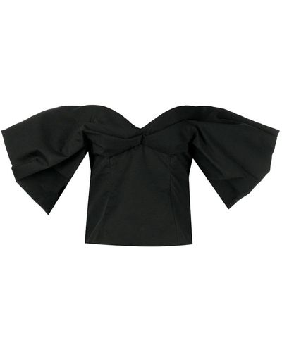 Rosie Assoulin Making Your Point Top - Black