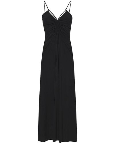 Proenza Schouler The Matte Crepe Dress - Black