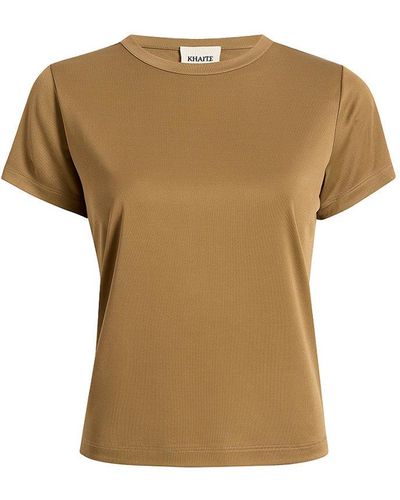 Khaite The Samson T-shirt - Brown