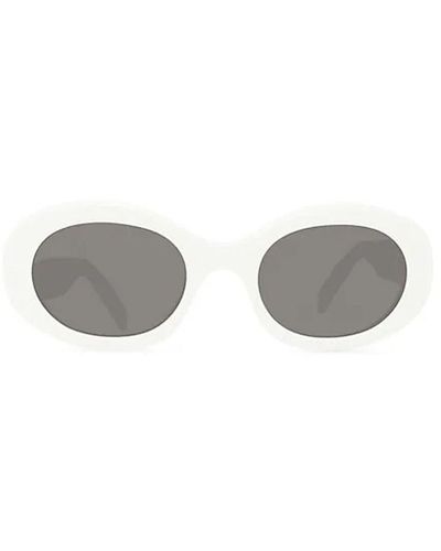 Celine Eyewear Triomphe-plaque butterfly-frame Sunglasses - Farfetch