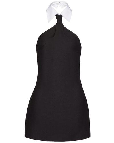 Valentino Crepe Couture Dress - Black
