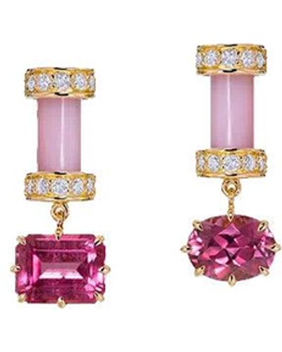 Sauer Marina Earrings - Pink