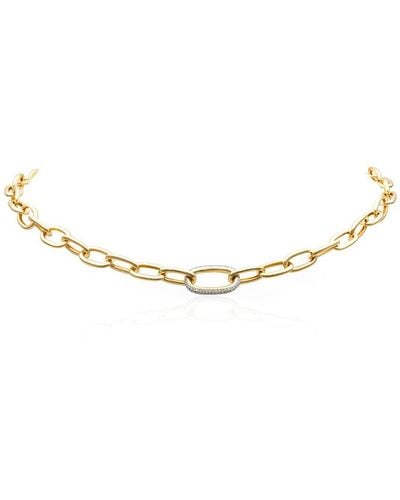 Anne Sisteron Janesse Chain Link Necklace - Natural