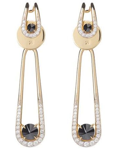 Ara Vartanian Black Diamond Earrings - White