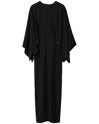 Rodebjer Dreamer Cape Sleeve Midi Dress - Black