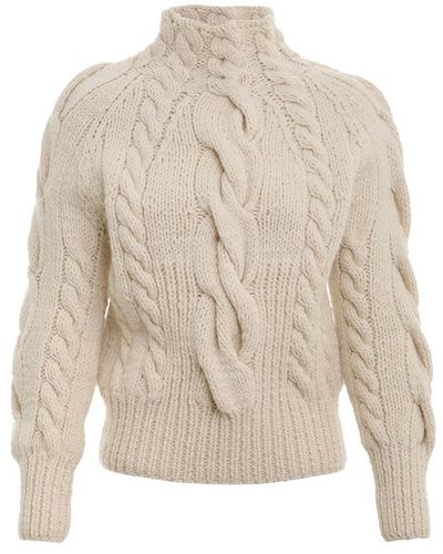 Zimmermann Luminosity Cable Sweater - White