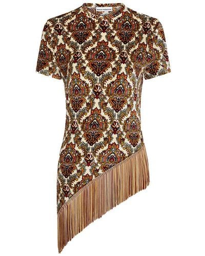 Rabanne Fringed Top - Multicolor