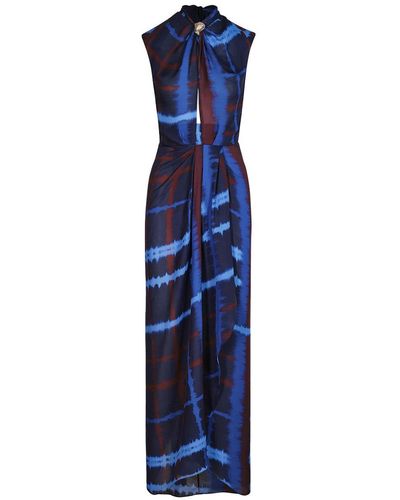 Johanna Ortiz Inspiring Vistas Dress - Blue