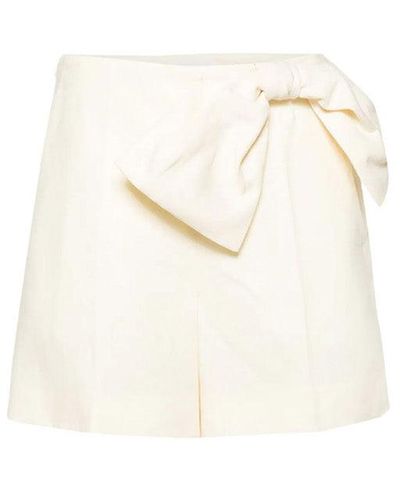 Chloé Linen Shorts - White