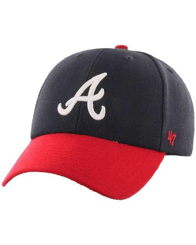 47 Brand Mvp Mlb Atlanta Braves Cap - Red