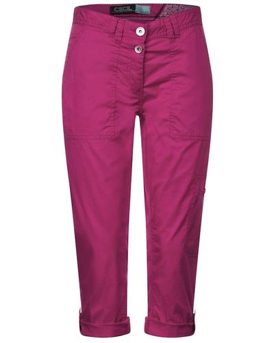 Cecil Papertouch Casual Fit Hose - Pink