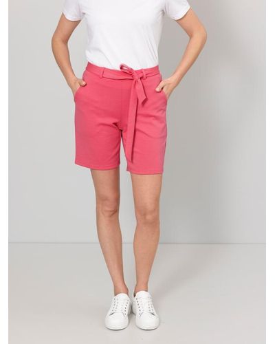 Dress In Shorts mit Bindegürtel - Pink