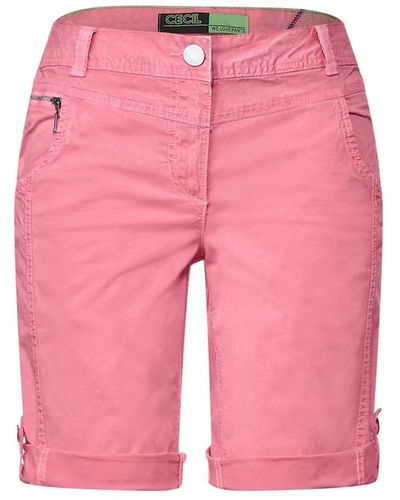 Cecil Loose Fit Shorts - Pink