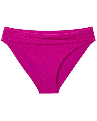 Cyell Bikinihose mit floraler Allover-Stickerei - Pink