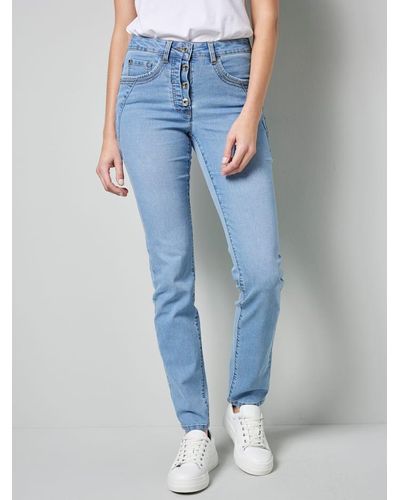 Dress In Jeans mit Knopfleiste - Blau