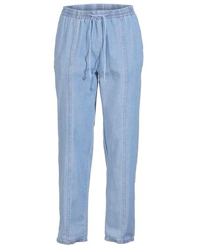 Roger Kent Schlupfhose mit Gummibund mit Kordelzug - Blau