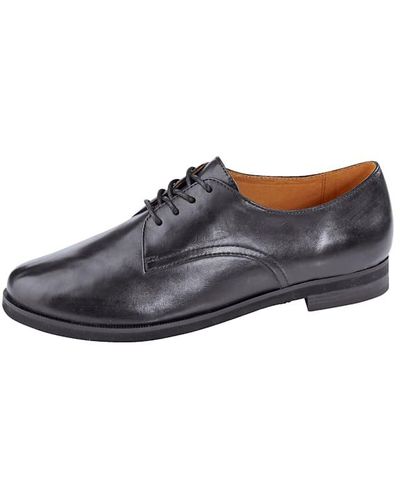 Mona Schnürschuh in klassischer Optik - Schwarz