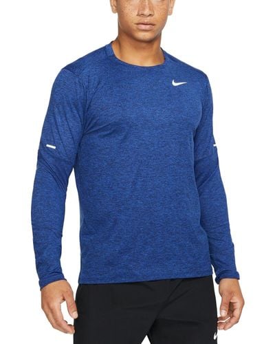 Nike Dri-FIT Elements Running Shirt - Blau