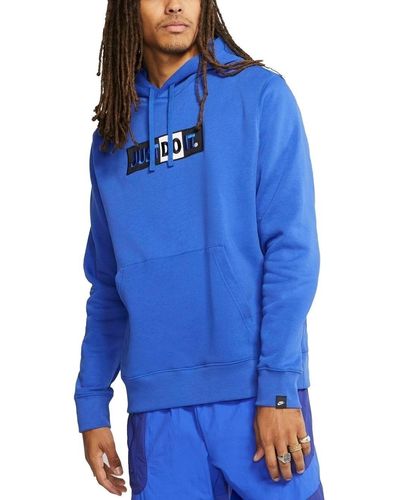 Nike Sportswear JDI Fleece Hoodie - Blau