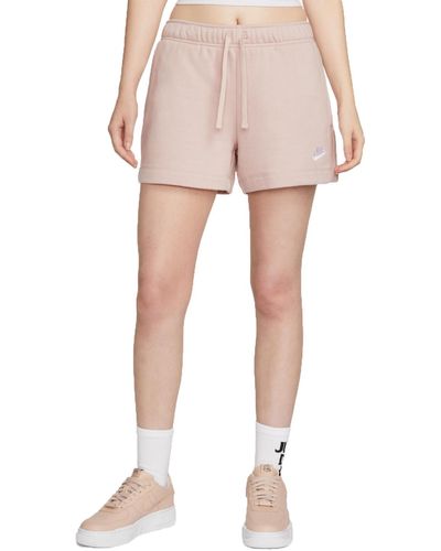 Nike Sportswear Club Fleece Shorts - Pink