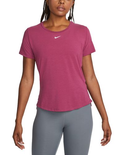 Nike Kurzarmshirt Dri-FIT UV One Luxe Tee - Rot