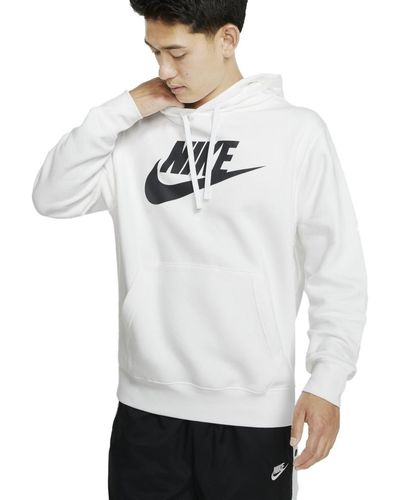 Nike Sportswear Club Fleece Graphic Hoodie - Weiß