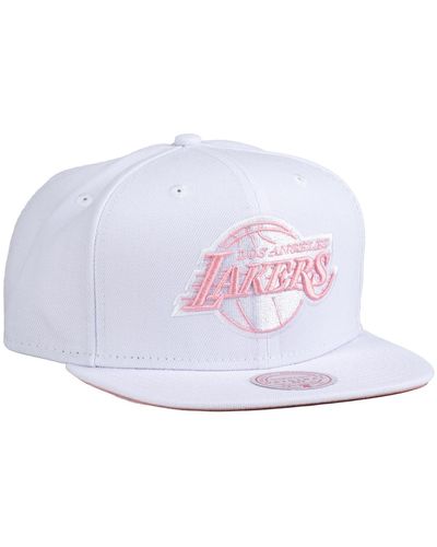 Mitchell & Ness NBA Summer Suede Snapback - Weiß