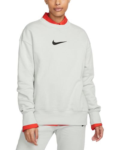 Nike Sportswear Phoenix Fleece Sweater - Grau