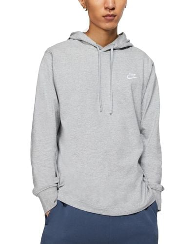 Nike Sportswear Club Jersey Hoodie - Grau