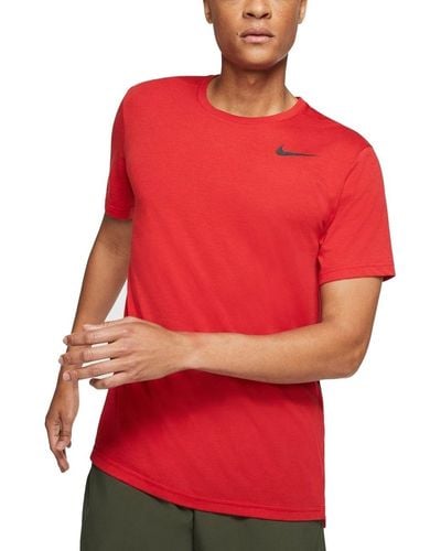 Nike Dri-FIT Trainingsshirt "Breathe Hyper Dry" - Rot