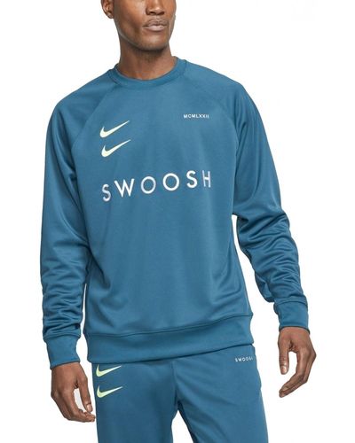 Nike Sportswear Swoosh Crew - Blau
