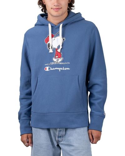 Champion Hoodie Hooded Sweatshirt - Blau