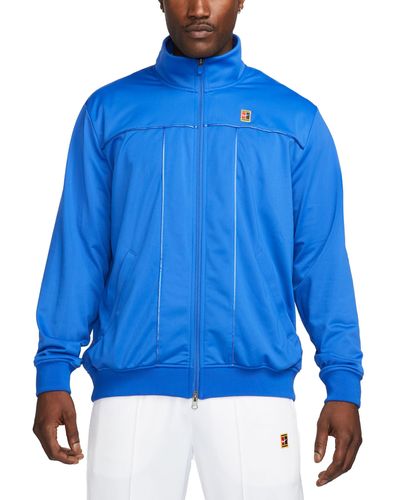 Nike Court Heritage Track Jacket - Blau