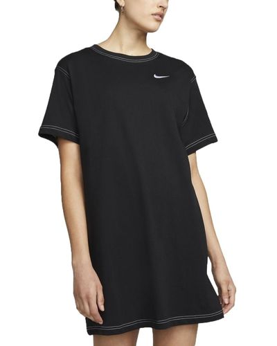 Nike Sportswear Swoosh Short-Sleeve Dress - Schwarz