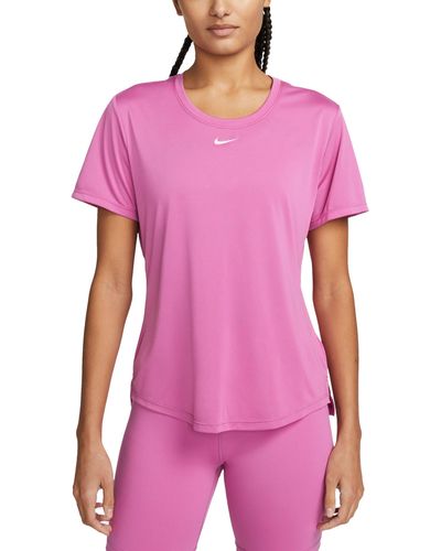 Nike Dri-FIT One Standard Fit Tee - Pink
