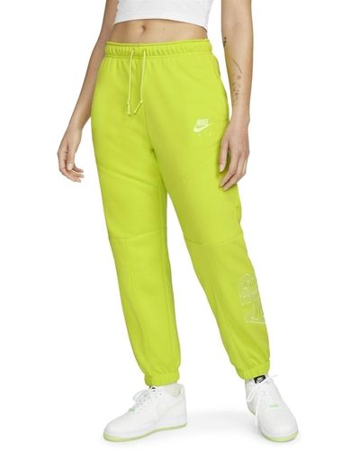 Nike Air Fleece Easy Sweatpants - Gelb