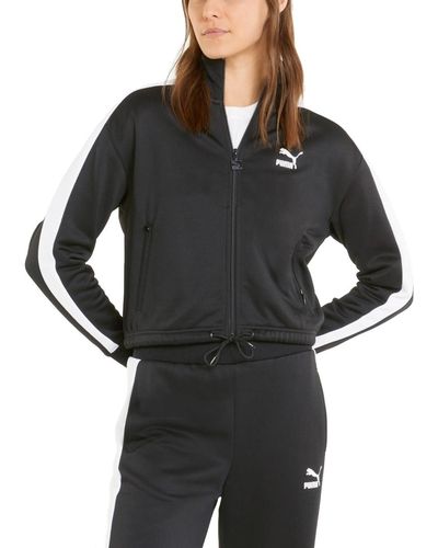 PUMA Sweater "Kurze T7 Damen-Trainingsjacke" - Schwarz